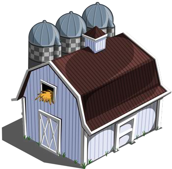 White Barn Barn Second - Farmville Red Barn (350x343)