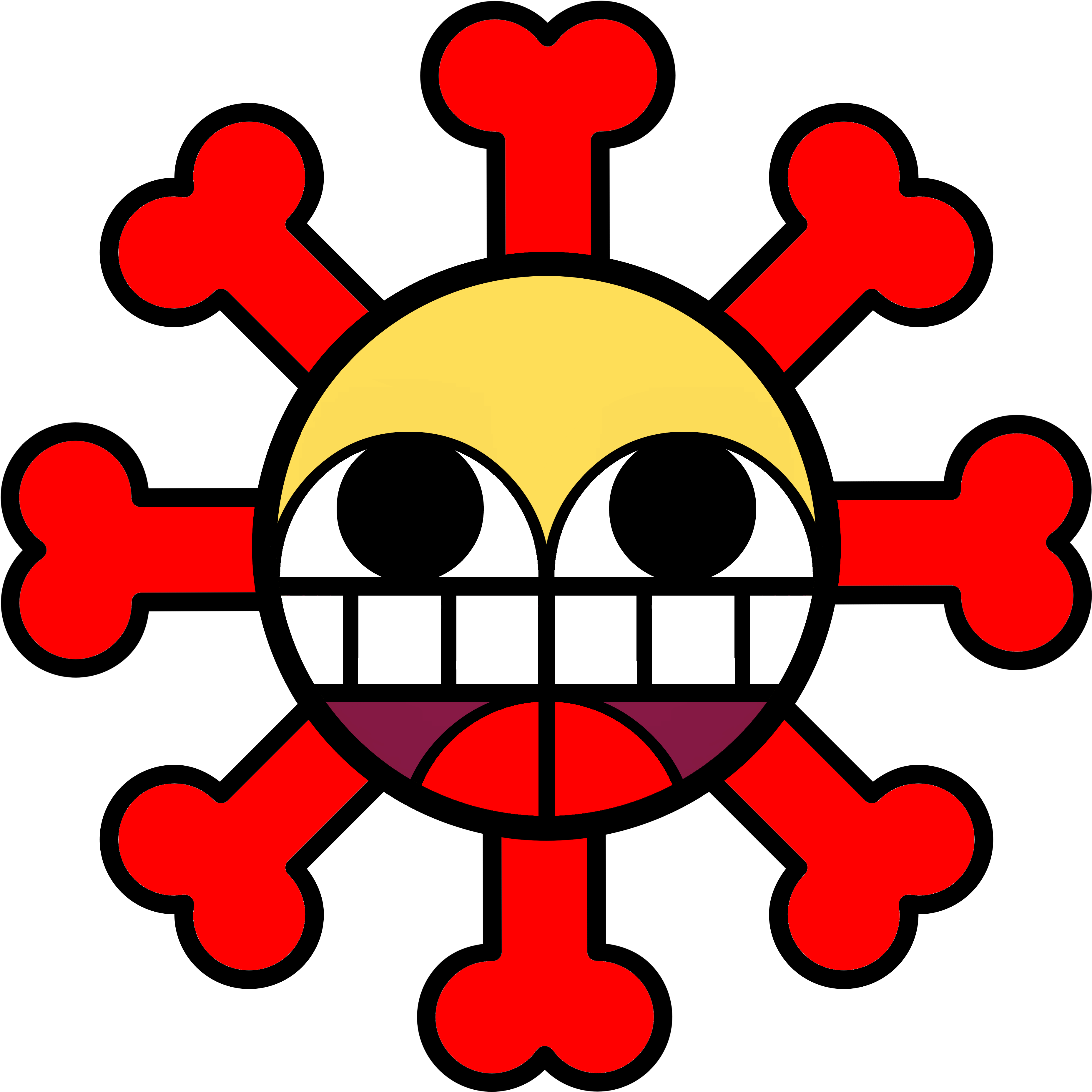 Praise Epyc Wynn, The One True Meme God - Swirl Ornaments (4000x4000)