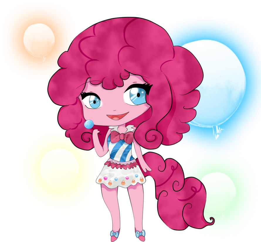 Pinkie Pie By Sumima On Deviantart Pinkie Pie Chibi - Cartoon (900x852)