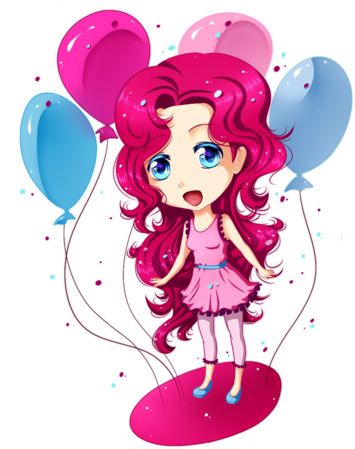 Chibi Pinkie Pie By Azareea On Deviantart Pinkie Pie - Illustration (735x1088)