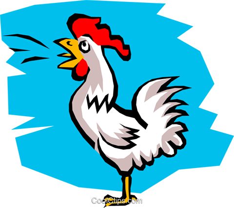 Chicken Royalty Free Vector Clip Art Illustration Anim0737 - Desenho De Frango Com Fundo Transparente (480x426)