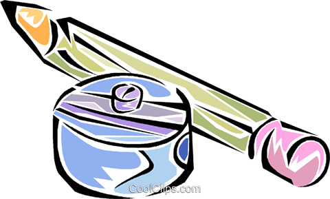 Pencil Sharpener Clipart Clip Art - Pencil And Sharpener Clip Art (480x289)