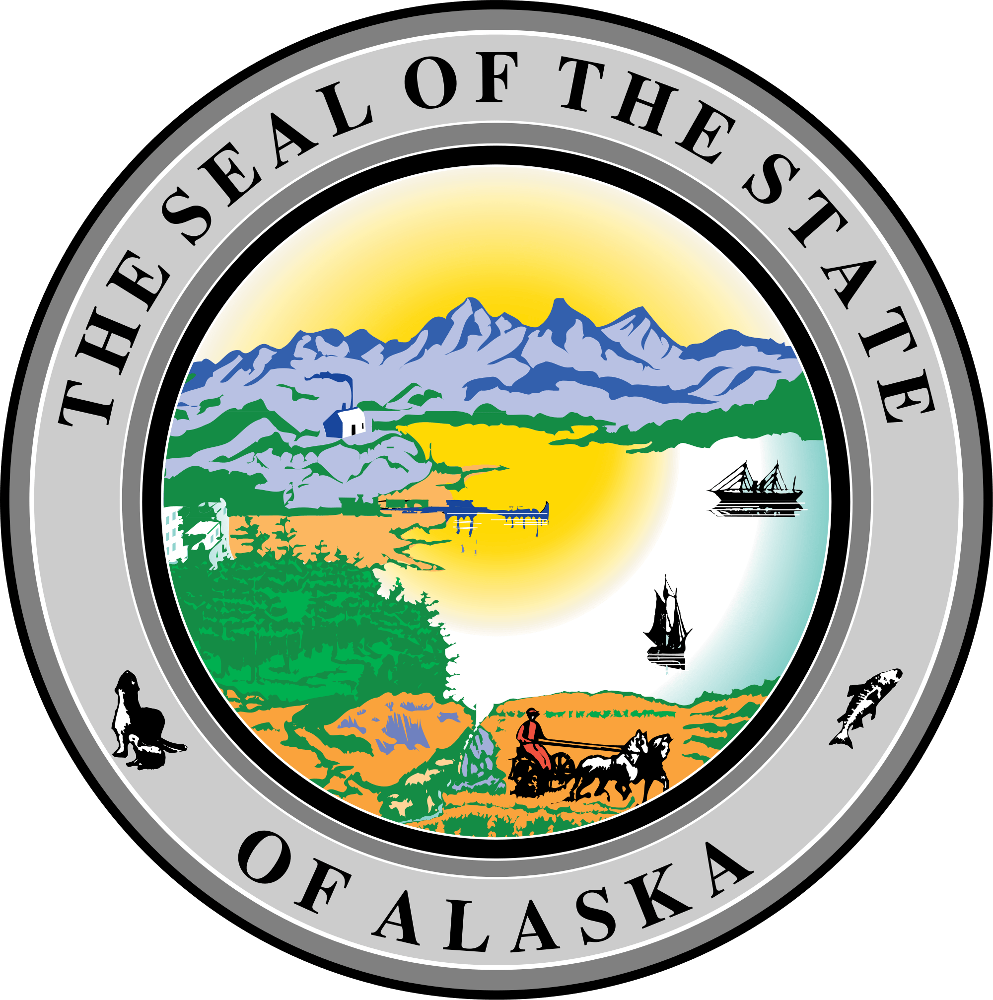 Alaska - Seal Of Alaska (1000x1007)