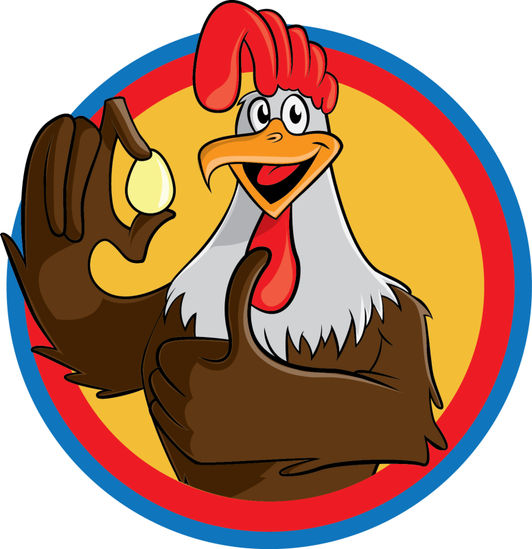 Pin Rooster Clip Art Free - Rooster And Chicken Cartoon (775x800)