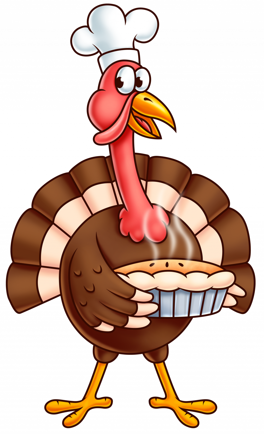 Animated Free Clipart Images - Thanksgiving Turkey Png (1024x1685)