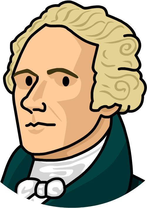 Jefferson Clipart Hamilton Clipart - Alexander Hamilton Clip Art (880x880)