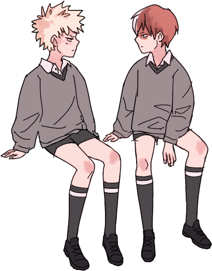 Sad Boys By Shuuo - Cartoon (542x667)