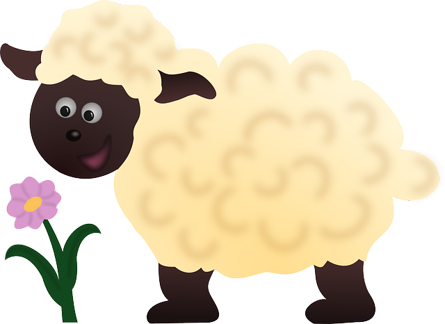 Sheep, Animal, Cute, Farm Animal, Farm, Flower - Revenons A Nos Moutons (640x466)