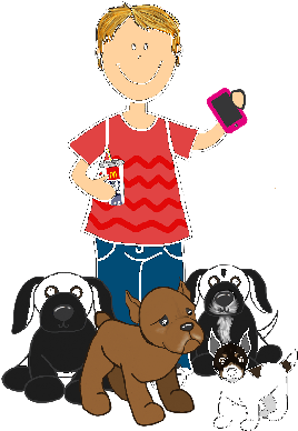 Clip Art Husky Dog Leaping Forward Clipart Idu72ru - Kindness Act Clipart (288x499)