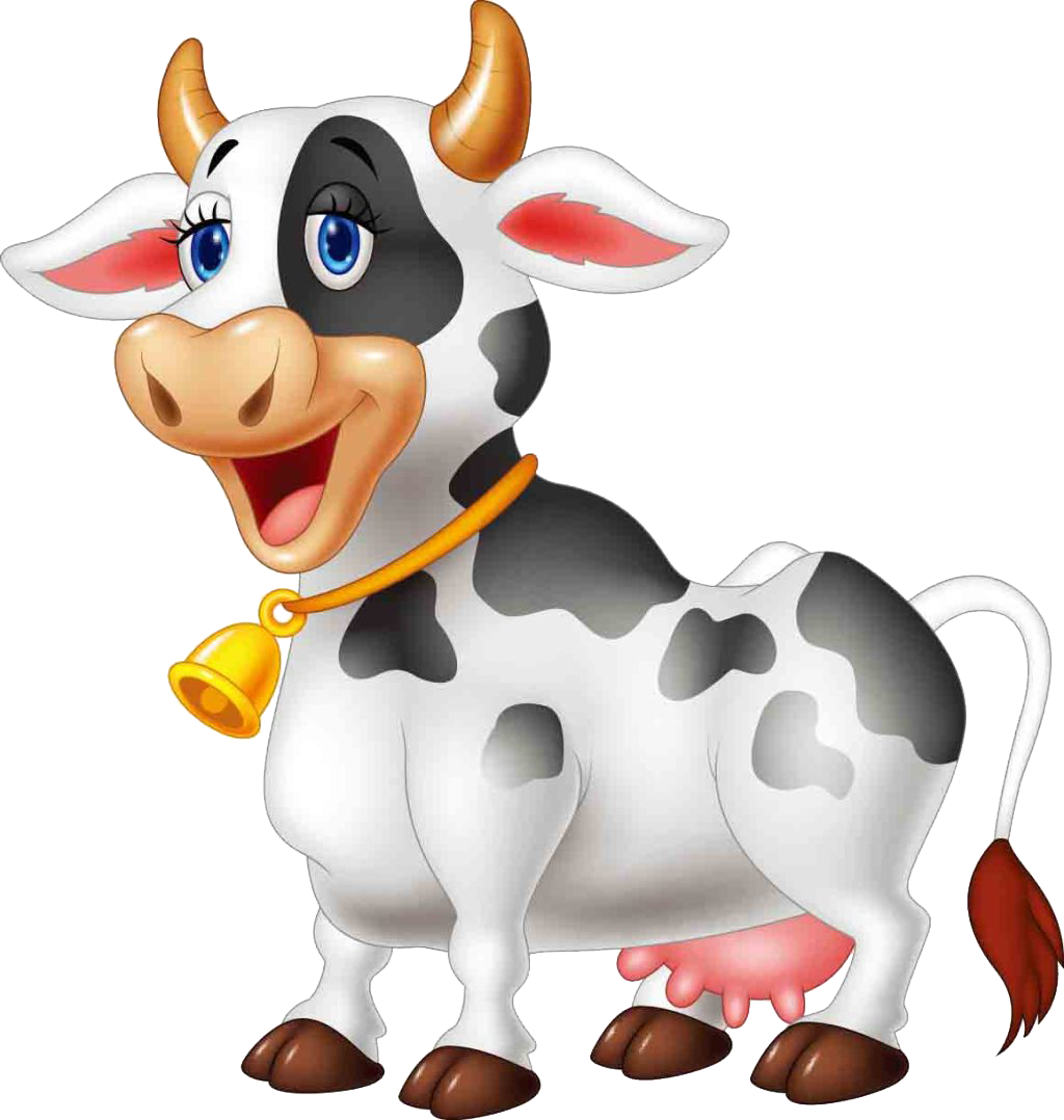 Cattle Cartoon Farm Livestock - Farm Cow Cartoon (1024x1078)