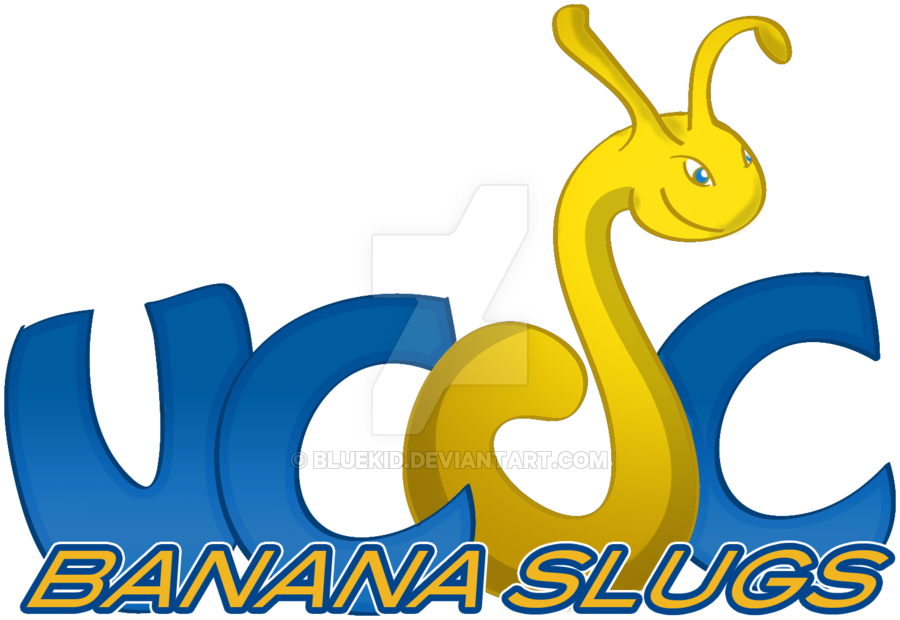 Ucsc Slugs By Bluekid - Uc Santa Cruz Banana Slugs Logo (900x620)