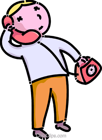 Teen Boy Phone - Talking On The Phone Clipart Png (351x480)