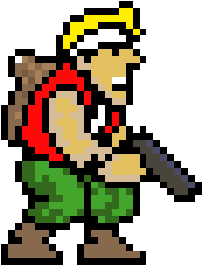Metal Slug Marco - Metal Slug Perler Art (450x460)