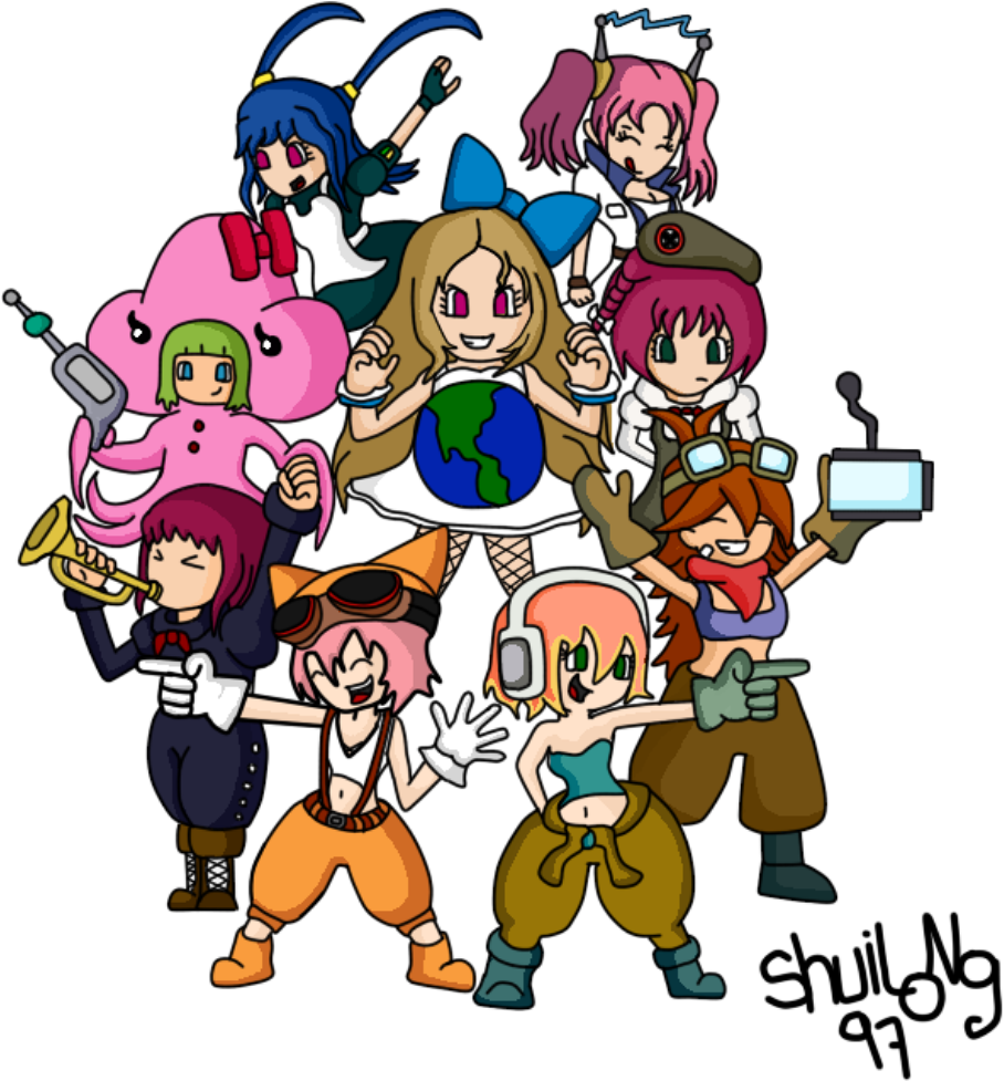 Characters Of Metal Slug By Shuilong97 Characters Of - Sticker (1080x1086)