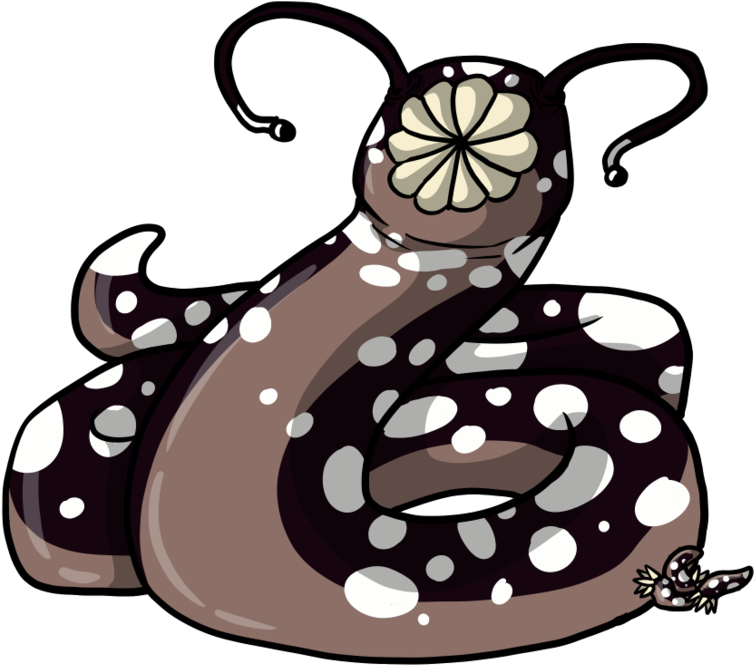 Parasitic Slug Monster By Angrykoalaak - Parasitic Slug Monster By Angrykoalaak (800x707)