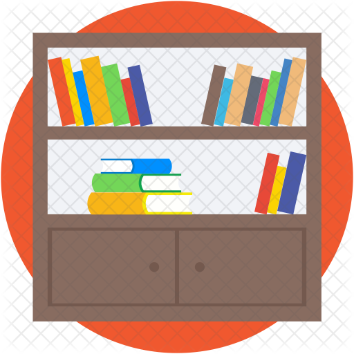 Bookshelf Icon - Relocation (512x512)
