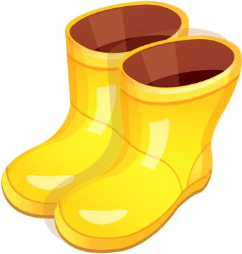 Yellow Rain Boots Icon - Icons (512x512)