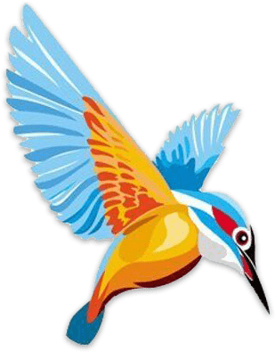 Address - King Fisher Bird Logo (400x400)