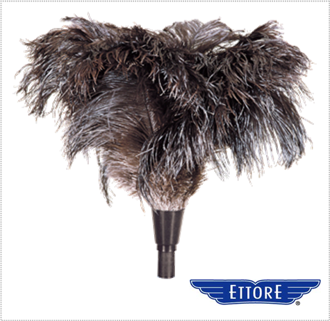 Ettore Ostrich Feather Duster - Ettore Ostrich Feather Duster (475x463)