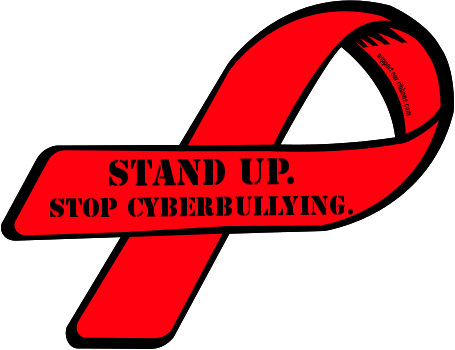 Computer Clipart Cyber Bullying - Color Blindness Awareness Ribbon (455x350)