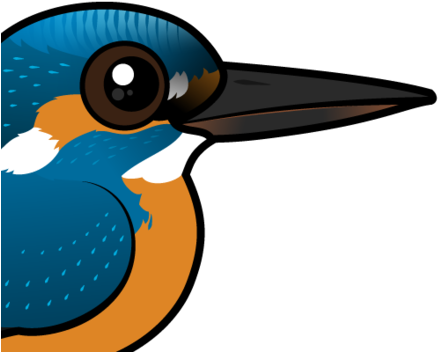 About The Common Kingfisher - Birdorable Common-eisvogel Mousepads (440x440)