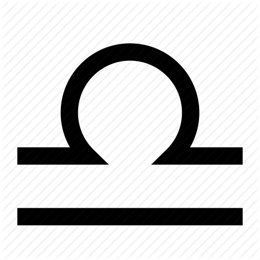 Libra Clipart Libra Symbol - Libra Sign (512x512)