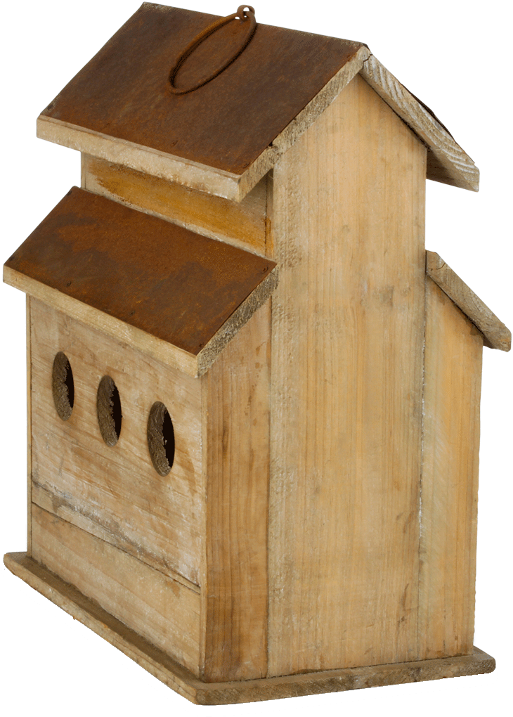 Tin Roof Barn Birdhouse - House (980x1249)