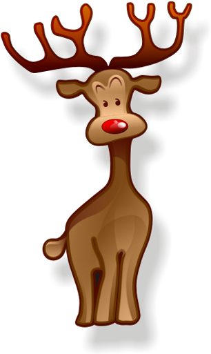 Reindeer Icon Png - Christmas Reindeer Icons (512x512)