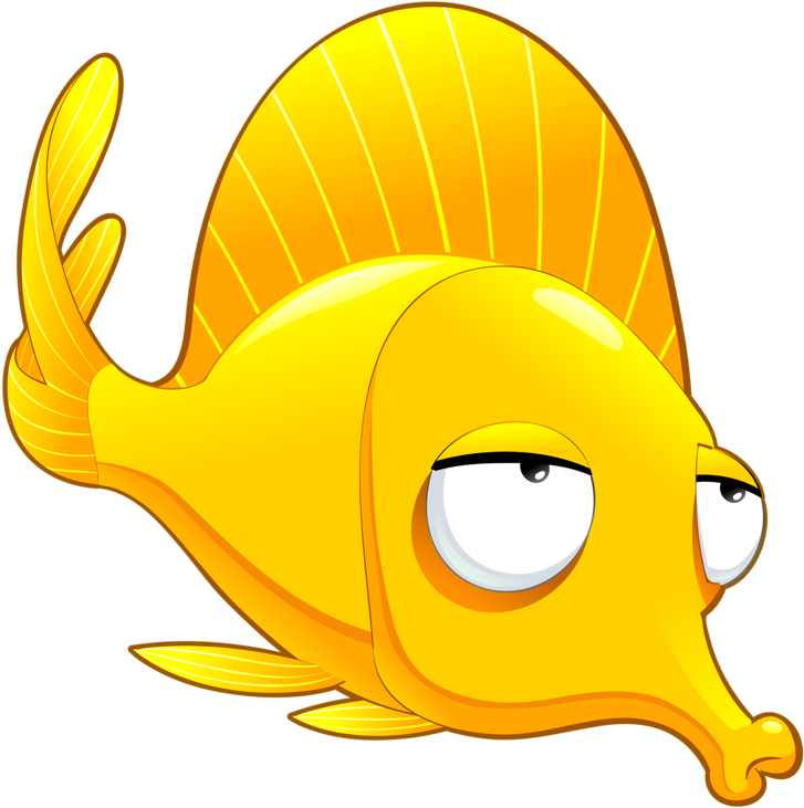 52 Ocean, Clip Art And Rock Painting - Funny Fish Png (754x800)