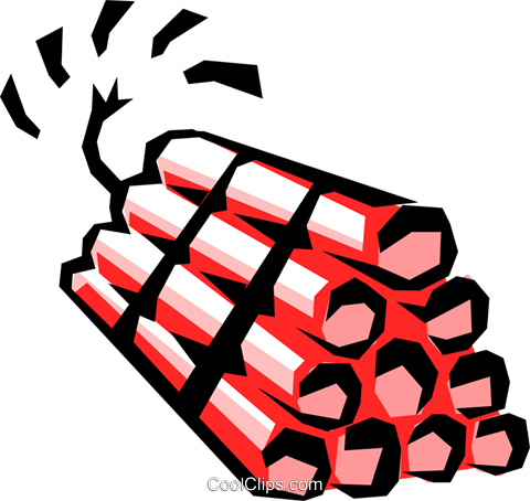 Dynamite Royalty Free Vector Clip Art Illustration - Clip Art (480x454)