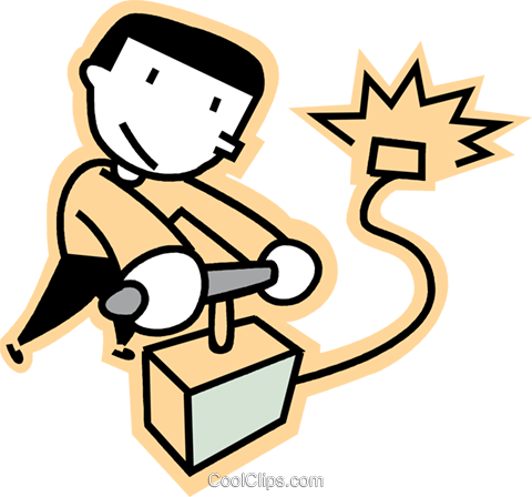 Man Detonating Dynamite Royalty Free Vector Clip Art - Man Detonating Dynamite Royalty Free Vector Clip Art (480x448)