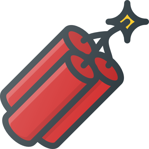 Dynamite Free Icon - Dinamita Png (512x512)