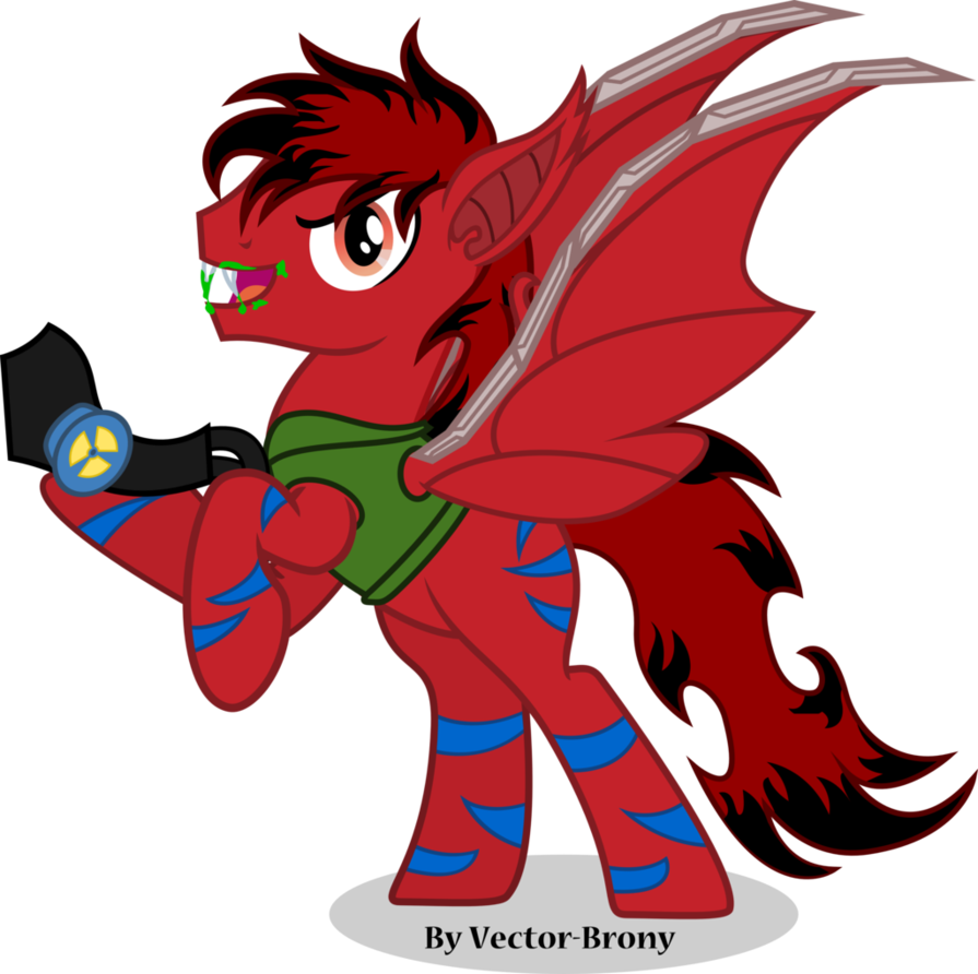 Libra Bat Pony By Vector-brony - Mlp Oc Bat Pony (895x892)