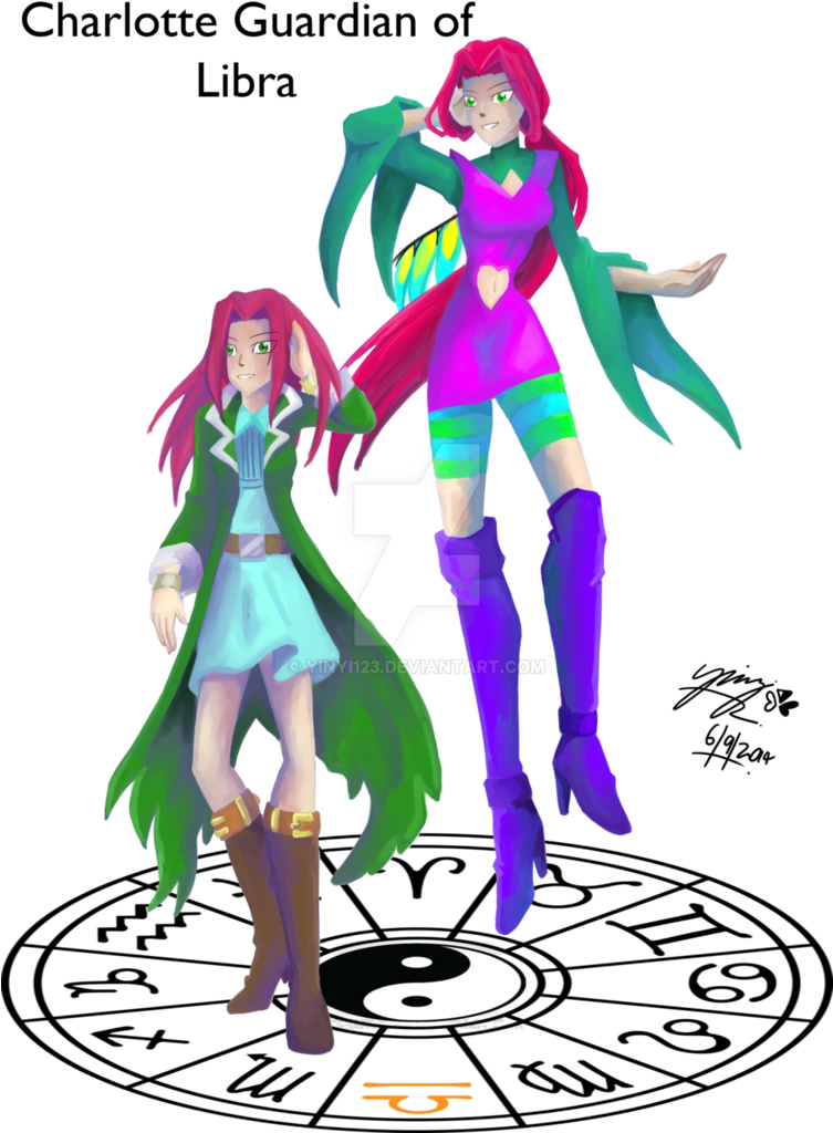 Charlotte Guardian Of Libra By Zakurarain - Zodiac (752x1063)