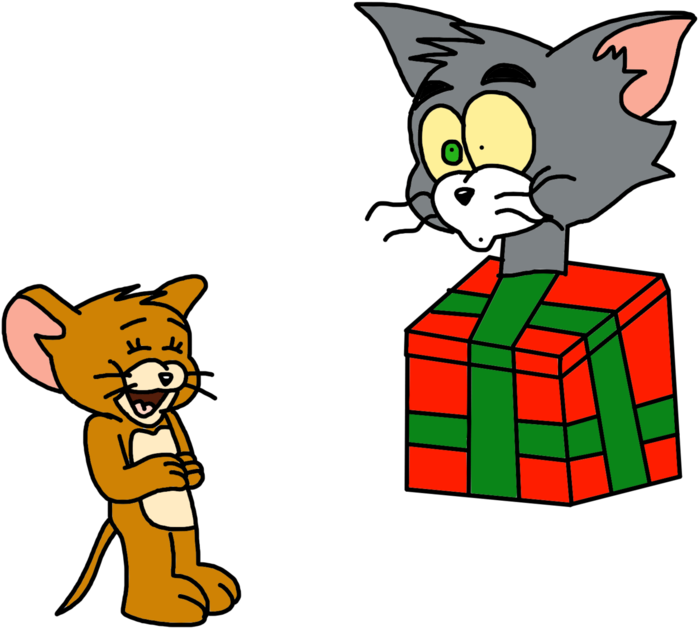 Jerry Laughing At Packaged Tom By Marcospower1996 - Jerry Laughing (894x894)