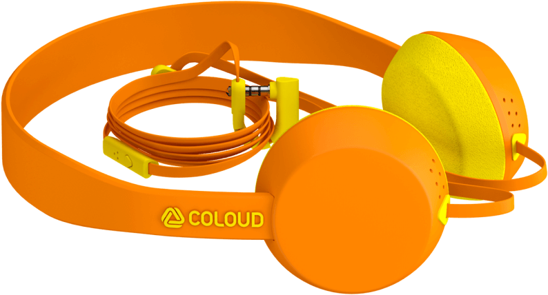New Transition Clip Art Medium Size - Coloud Knock Blocks Headphones Orange (1203x760)