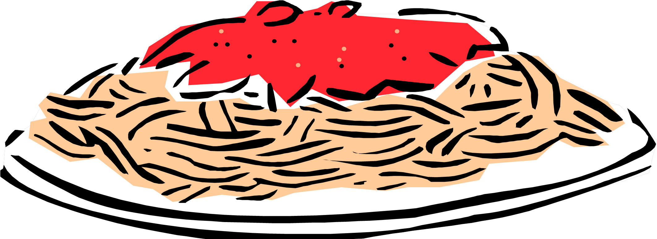 Spaghetti Cartoon Download - Cartoon (2150x775)