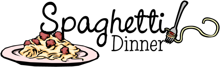 Spaghetti Dinner Clipart 1 1 - Spaghetti And Meatballs Clipart (768x244)