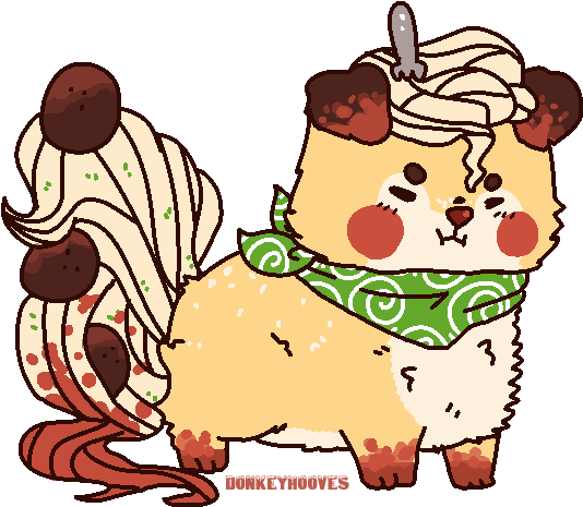 Spaghetti Yeti By Donkeyhooves - Spaghetti Yeti By Donkeyhooves (583x547)