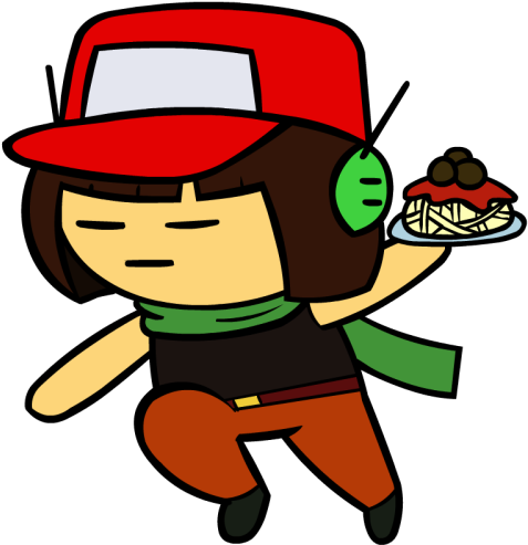 Cavetale, A Story About A Spaghetti Delivery Service - Ketchup Rysunek (500x525)