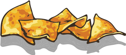 Cream Cheese - Tortilla Chips Clipart (520x235)