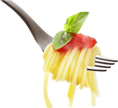 Pasta On Fork - Spaghetti On Fork Png (400x400)
