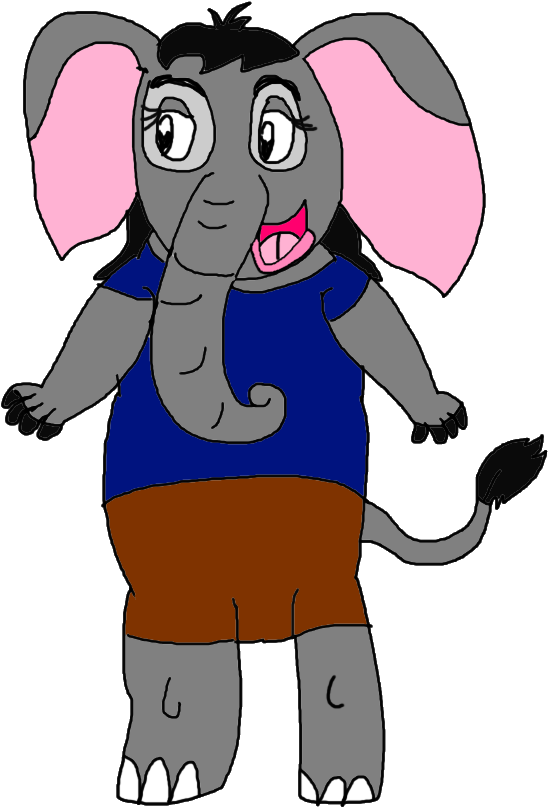 Elephant Warrior Drawing Picture - Cartoon (583x907)