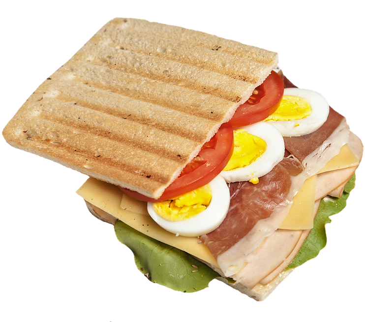 Grill Clipart Steak Sandwich - แซ น วิ ส Png (960x653)