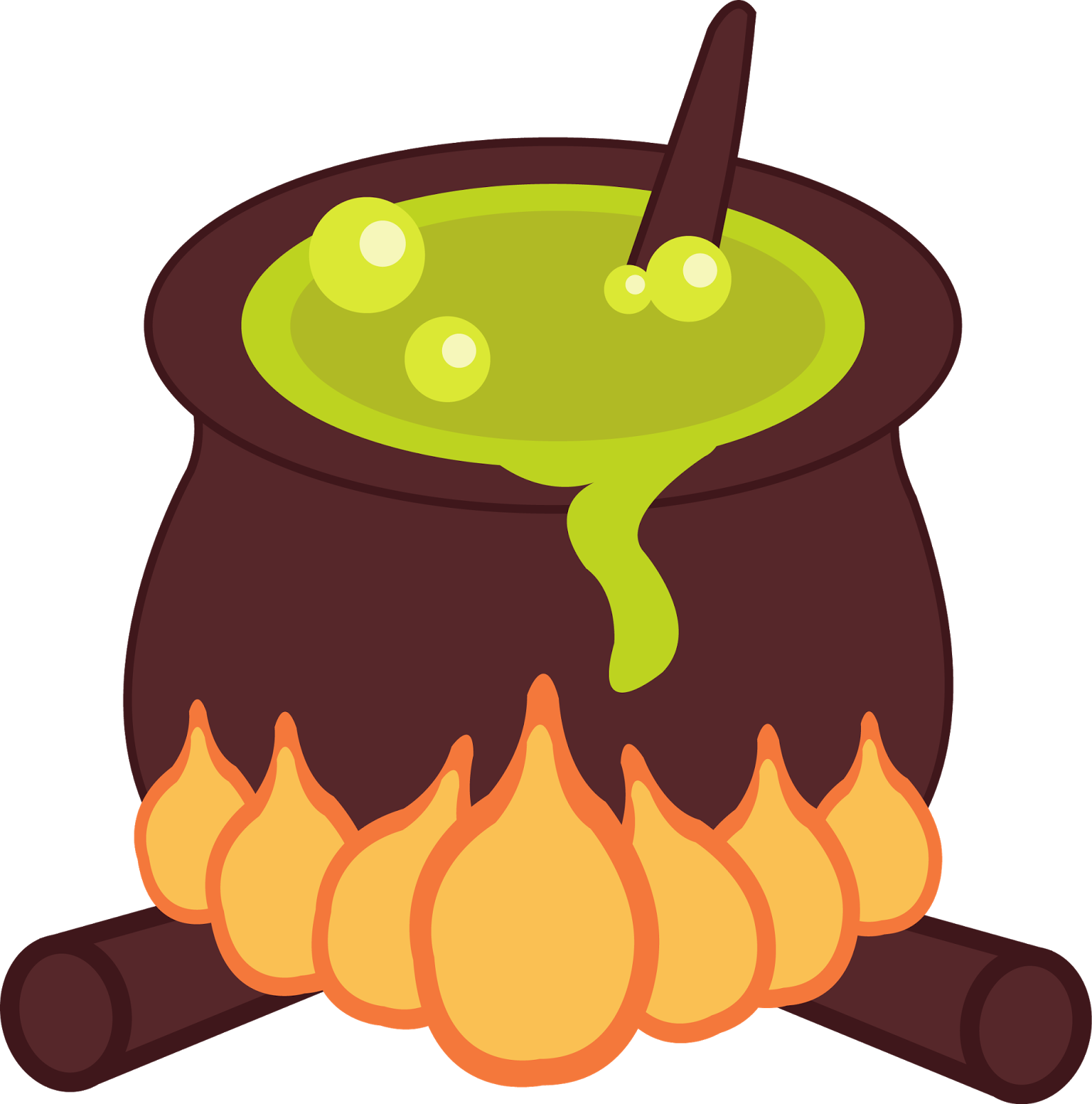 Halloween Cauldrons Clipart - Halloween Cauldrons Clipart (2349x2372)