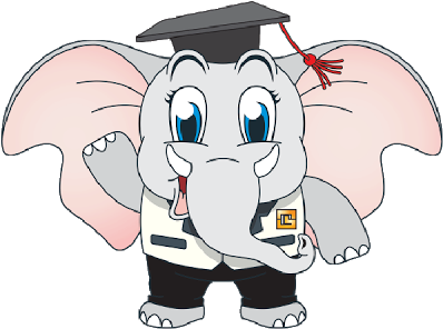Funny Cartoon Elephant Clip Art - Clip Art (400x400)