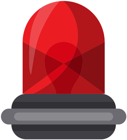 Firefighter Alarm Light Illustration Transparent Png - Alarma Animado Png (512x512)
