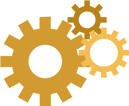 Flexible Individual Approach - Cogs Icon Orange (512x512)