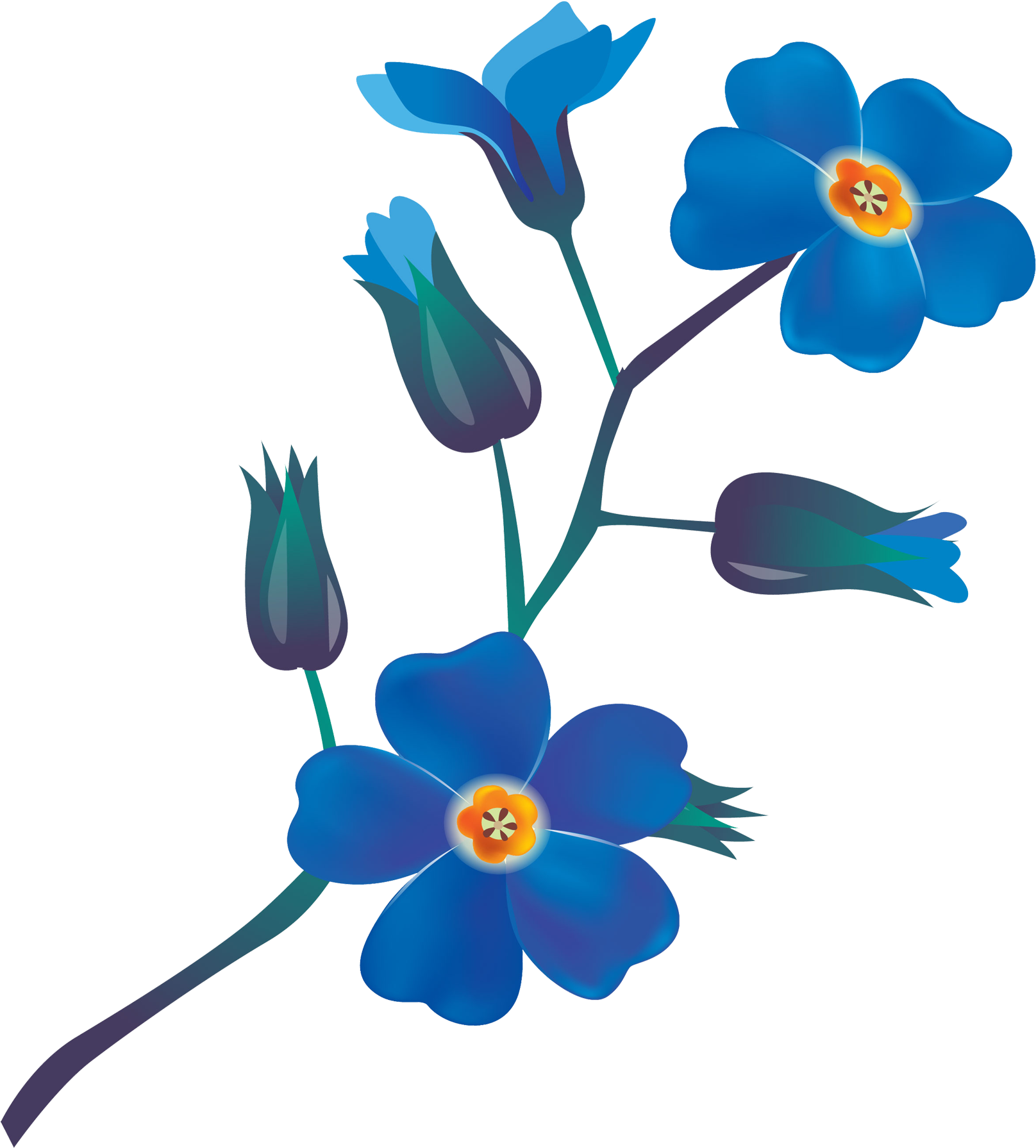 Cut Flowers Plant Stem Clip Art - Clip Art (1619x1800)
