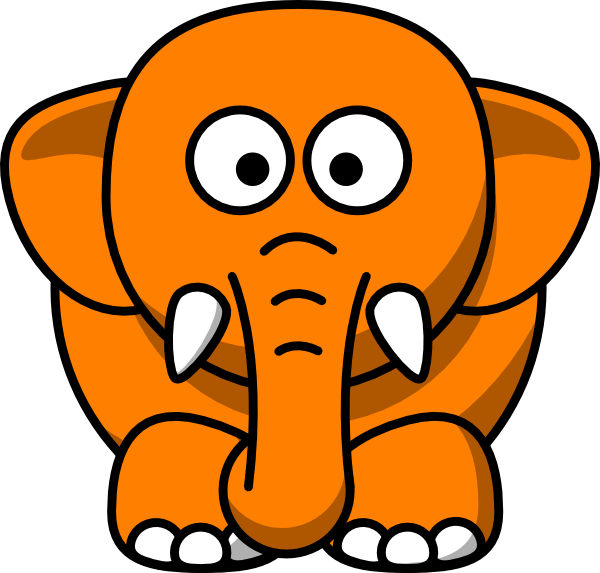 Cartoon Elephant (600x573)